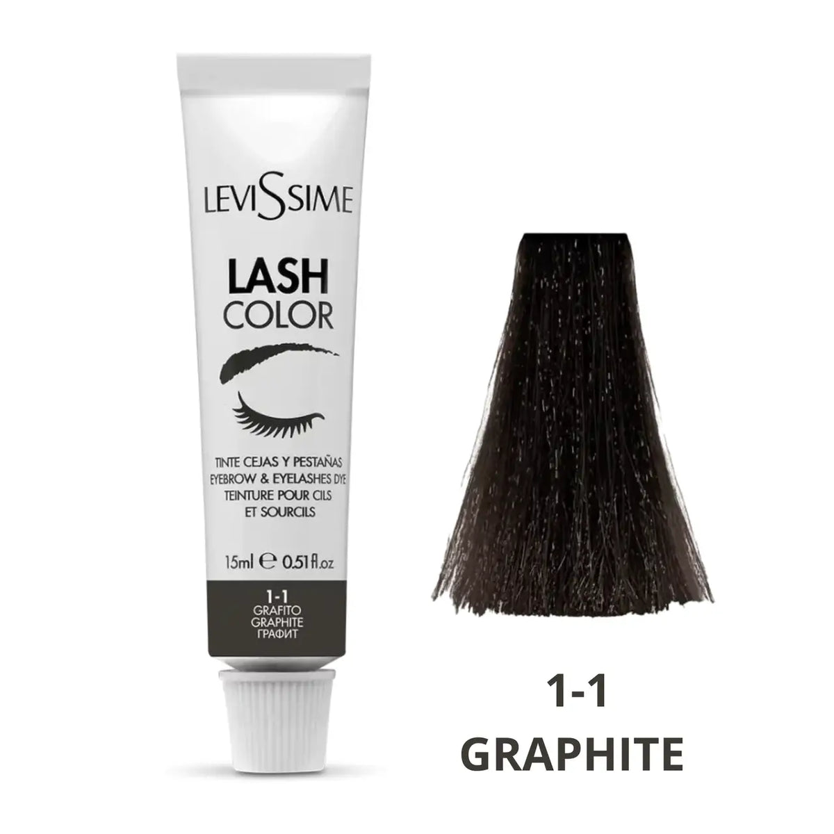 LeviSsime Lash Color No. 1-1 Graphite, 15ml