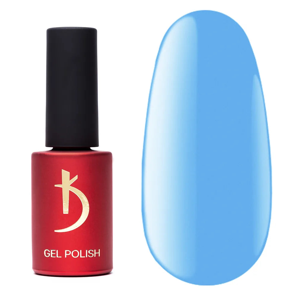 Kodi Professional Blue B 100 Gel Polish bottle and color swatch