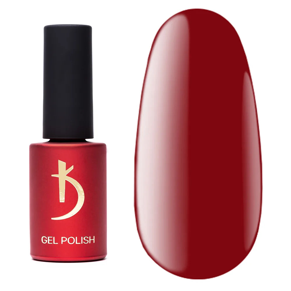 Kodi Professional Red R 100 Gel Polish bottle and color swatch