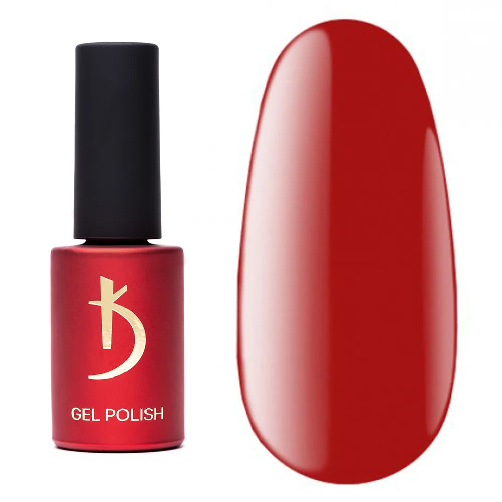 Kodi Professional Red R 111 Gel Polish bottle and color swatch