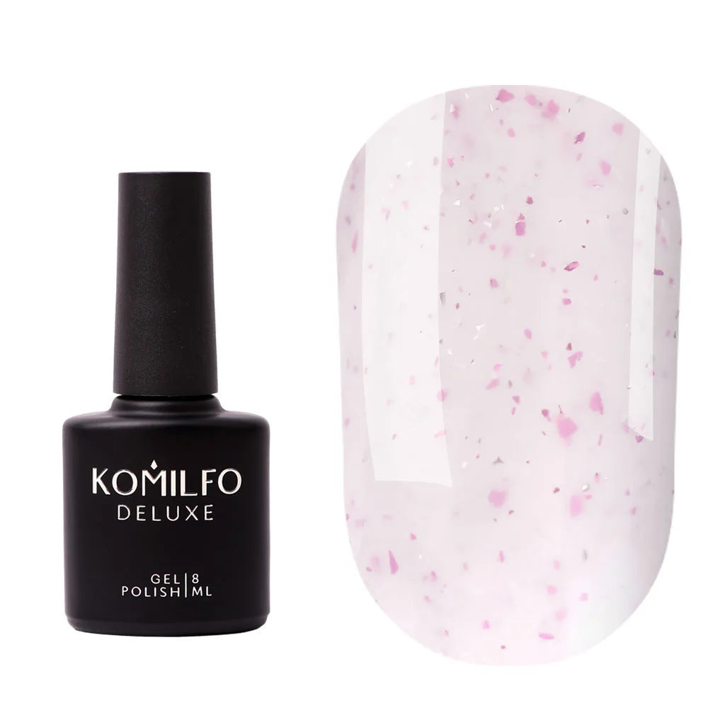 Komilfo Potal Foil Flake Base Gel 8ml HEMA-Free TPO-Free decorative base gel