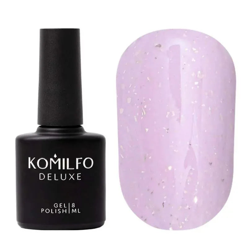 Komilfo Potal Foil Flake Base Gel 8ml HEMA-Free TPO-Free decorative base gel