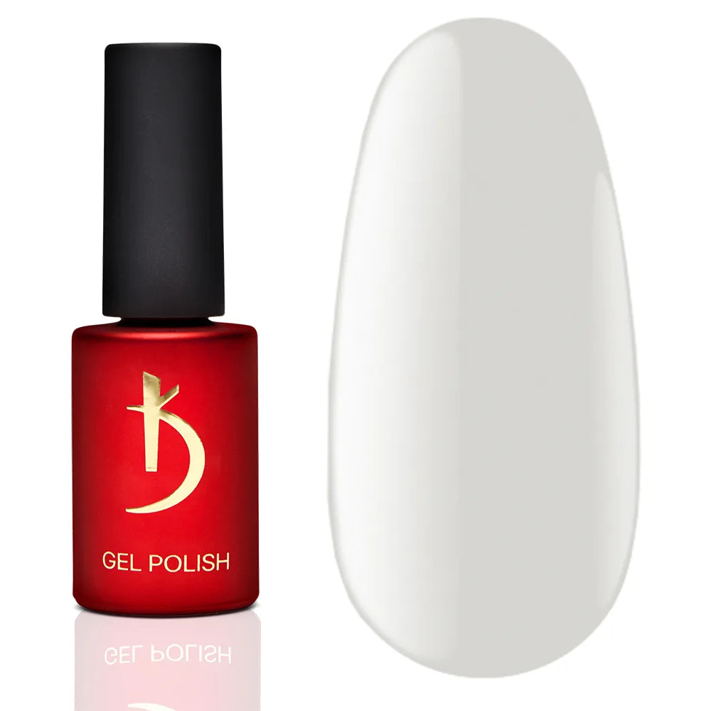 Kodi Professional Black & White BW 30 Gel Polish bottle and color swatch