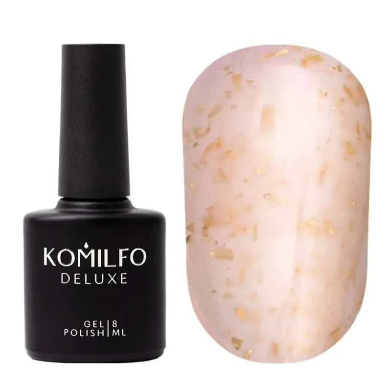 Komilfo Potal Foil Flake Base Gel 8ml HEMA-Free TPO-Free decorative base gel