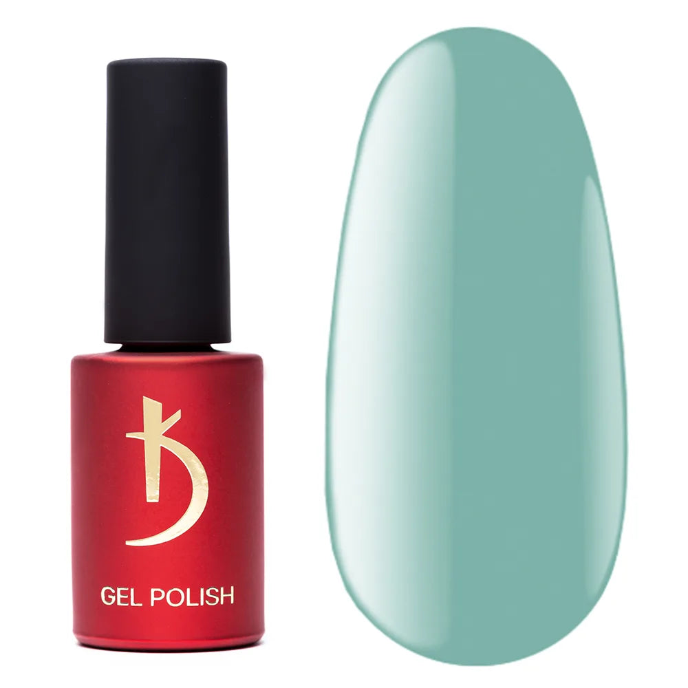 Kodi Professional Aquamarine Gel Polish bottle and color swatch
