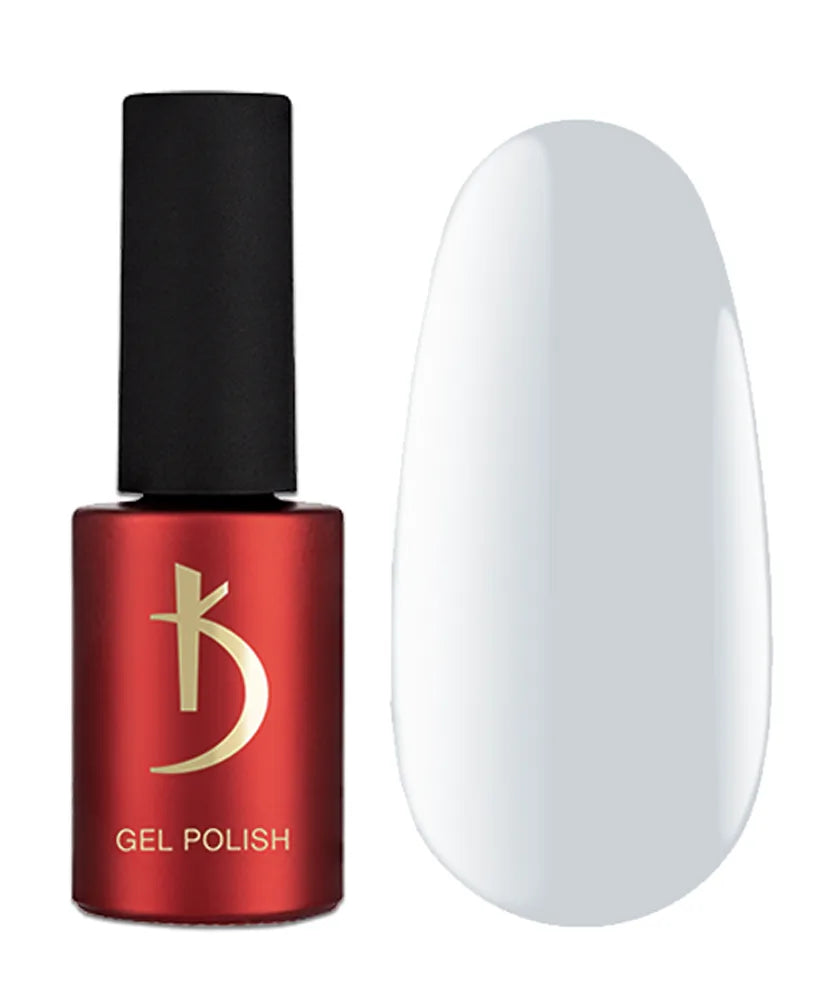 Kodi Professional Black & White BW 46 Gel Polish bottle and color swatch