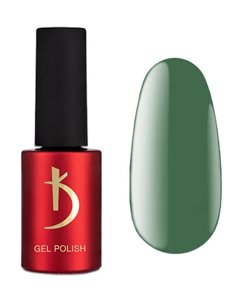 Kodi Professional Green & Yellow GY 48 Gel Polish bottle and color swatch