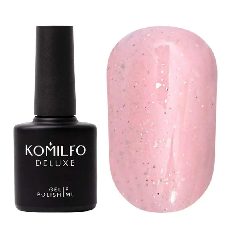 Komilfo Potal Foil Flake Base Gel 8ml HEMA-Free TPO-Free decorative base gel