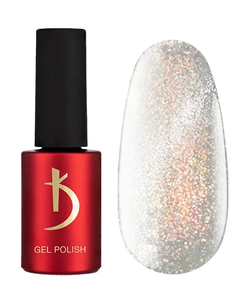 Kodi Professional Cat Shine GG 02 Cat Eye Gel Polish bottle and magnetic effect swatch