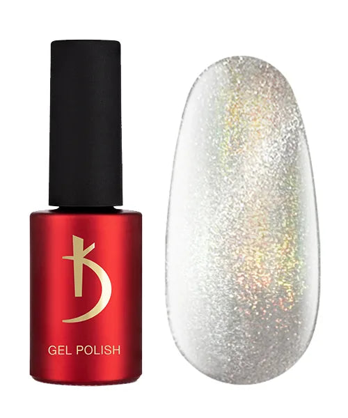 Kodi Professional Cat Shine GG 04 Cat Eye Gel Polish bottle and magnetic effect swatch