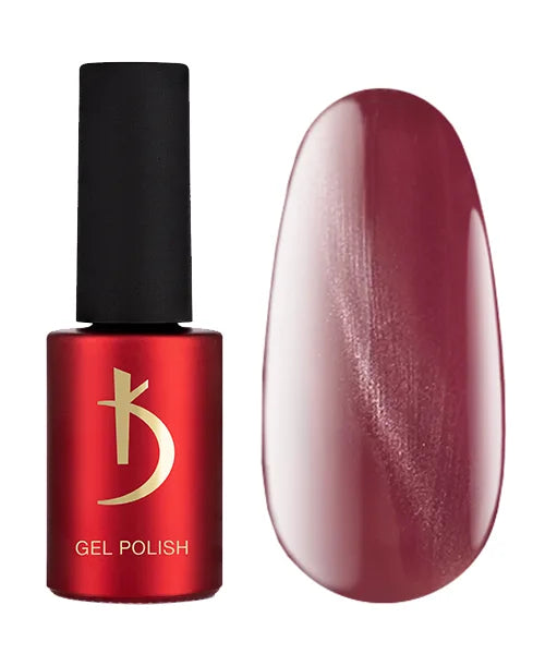 Kodi Professional Cat Shine CS 29 Cat Eye Gel Polish bottle and magnetic effect swatch