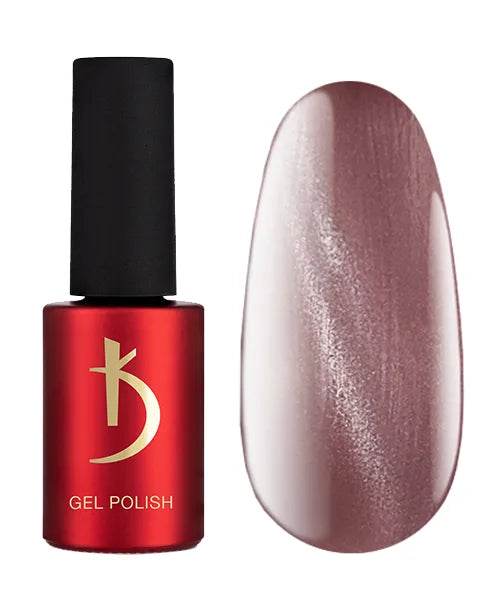 Kodi Professional Cat Shine CS 30 Cat Eye Gel Polish bottle and magnetic effect swatch