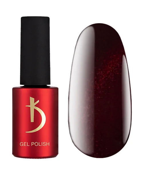Kodi Professional Cat Shine CS 27 Cat Eye Gel Polish bottle and magnetic effect swatch