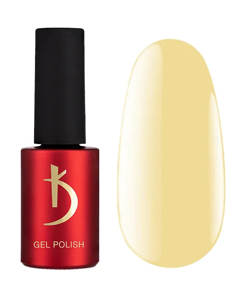 Kodi Professional Green & Yellow GY 35 Gel Polish bottle and color swatch