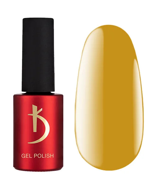 Kodi Professional Green & Yellow GY 42 Gel Polish bottle and color swatch