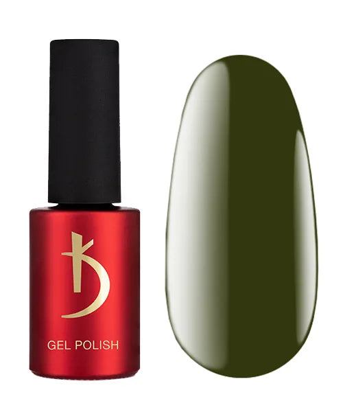 Kodi Professional Green & Yellow GY 75 Gel Polish bottle and color swatch