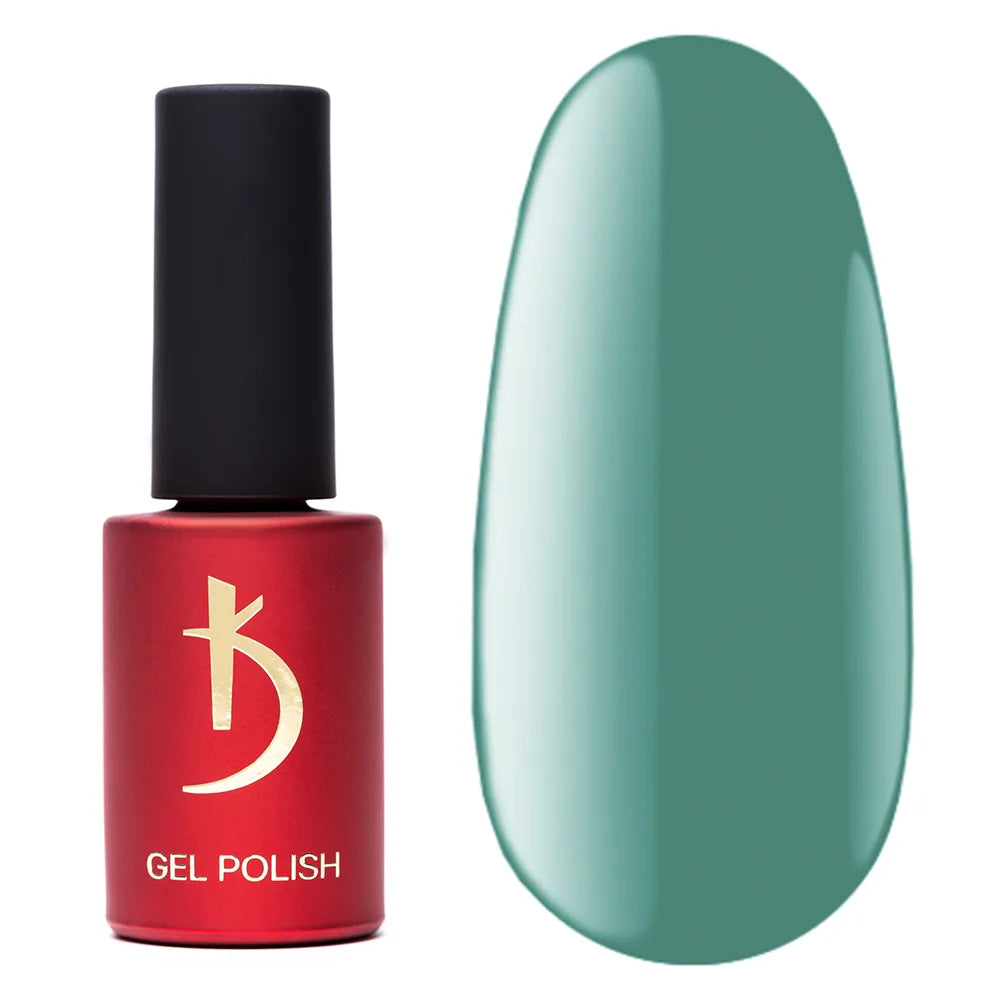 Kodi Professional Aquamarine Gel Polish bottle and color swatch
