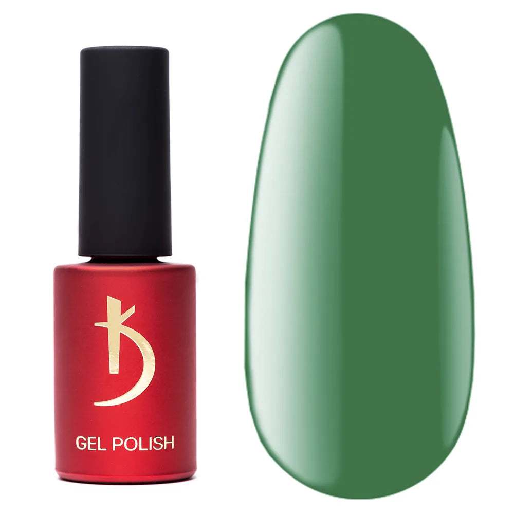 Kodi Professional Green & Yellow GY 60 Gel Polish bottle and color swatch
