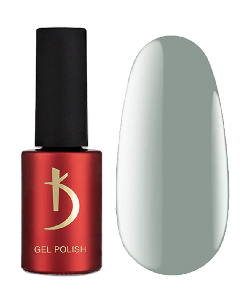 Kodi Professional Black & White BW 61 Gel Polish bottle and color swatch