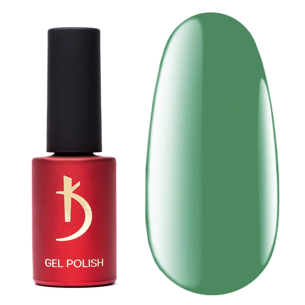 Kodi Professional Green & Yellow GY 65 Gel Polish bottle and color swatch