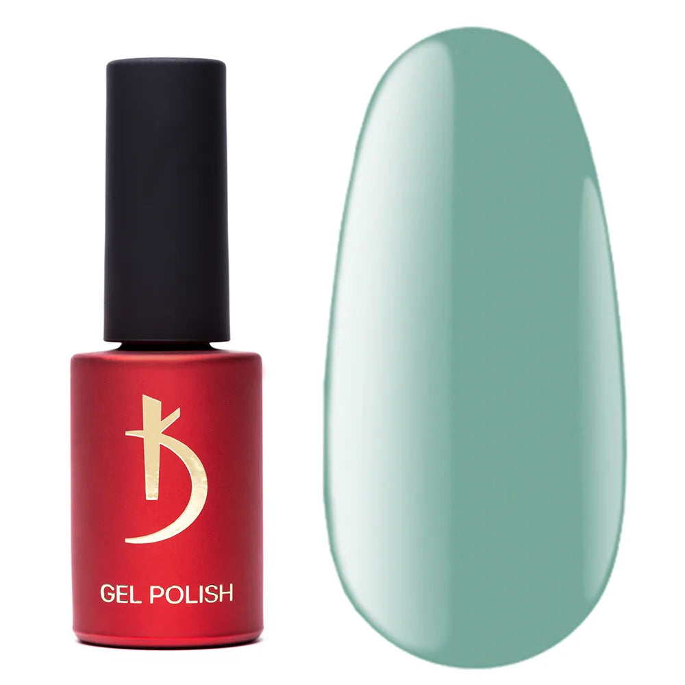 Kodi Professional Aquamarine Gel Polish bottle and color swatch