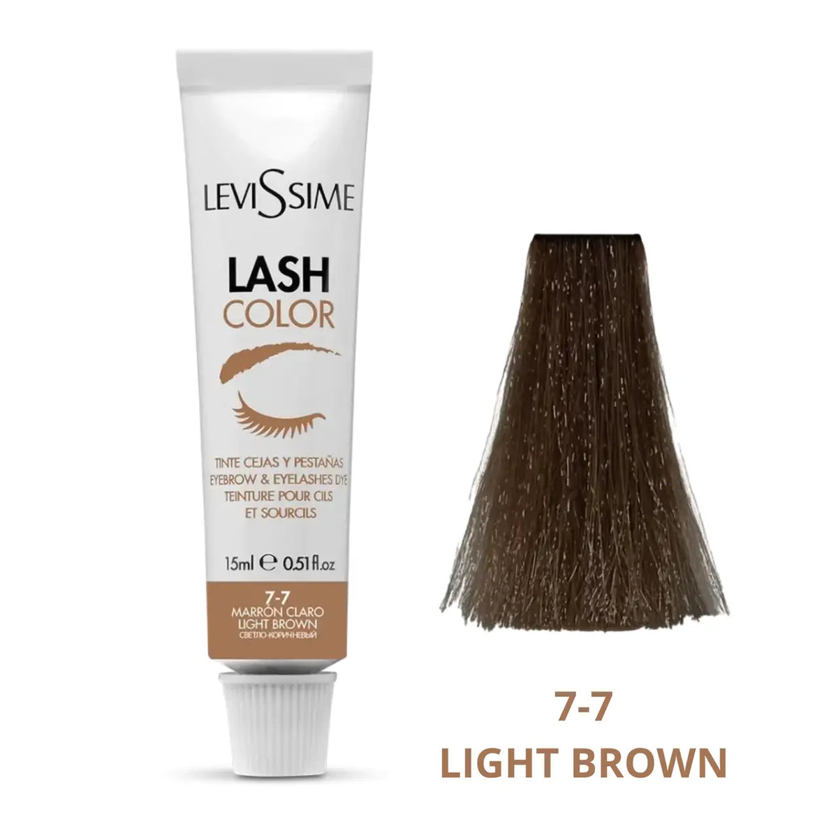 LeviSsime Lash Color No. 7-7 Light Brown, 15ml