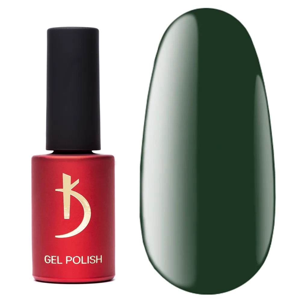 Kodi Professional Green & Yellow GY 70 Gel Polish bottle and color swatch