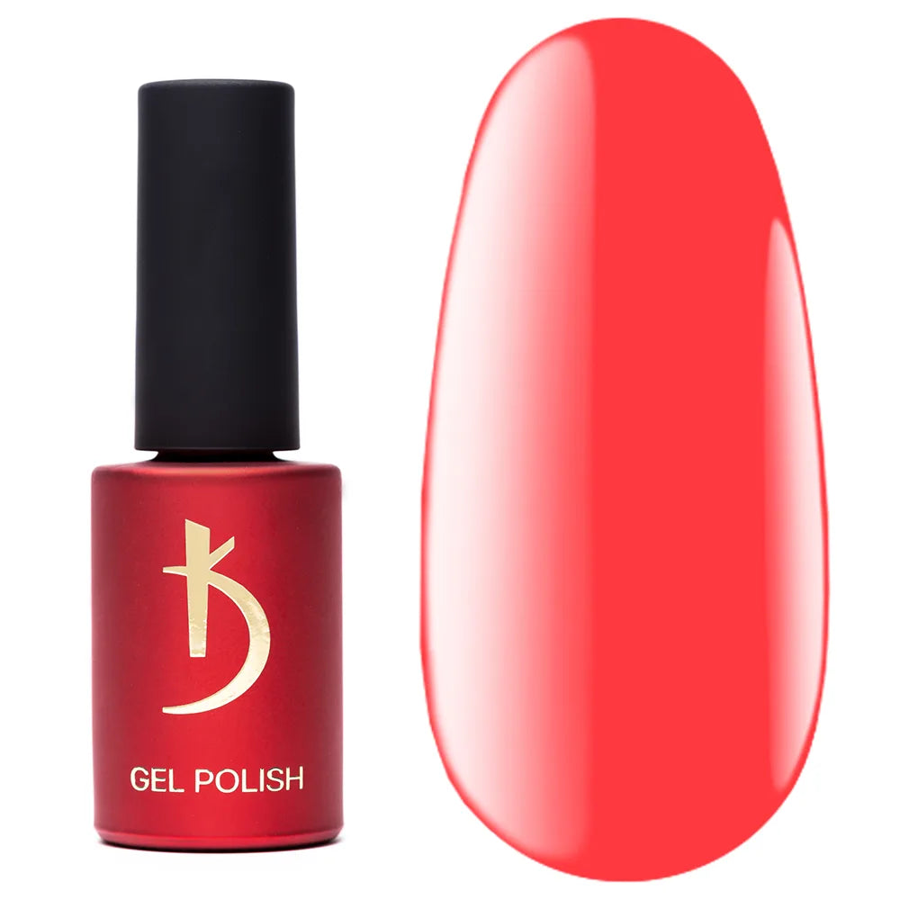 Kodi Professional Bright BR 72 Gel Polish bottle and color swatch