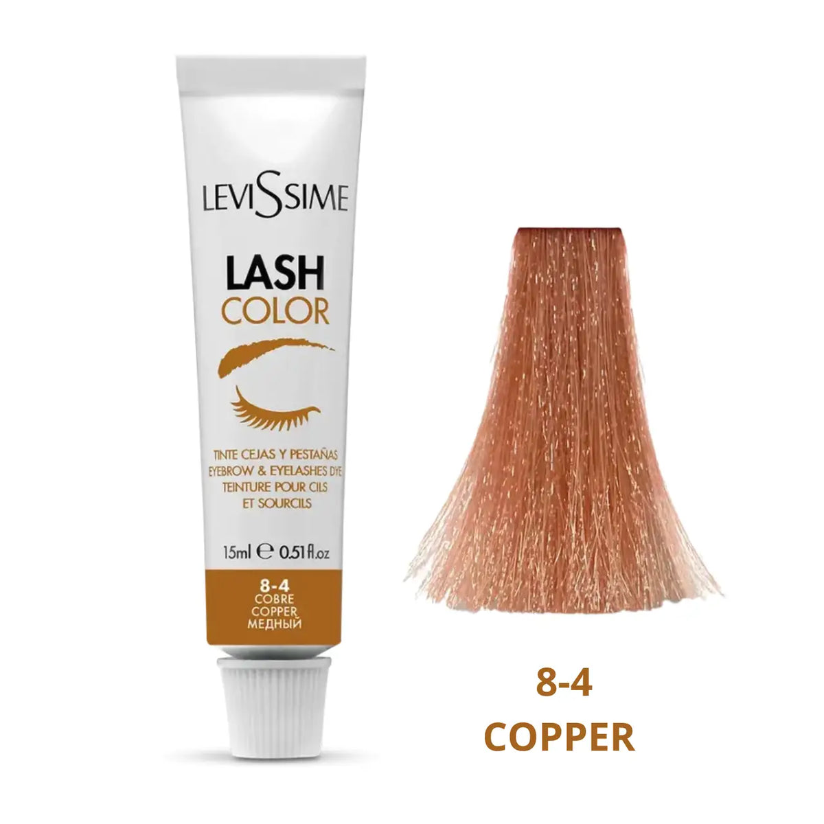 LeviSsime Lash Color No. 8-4 Copper, 15ml