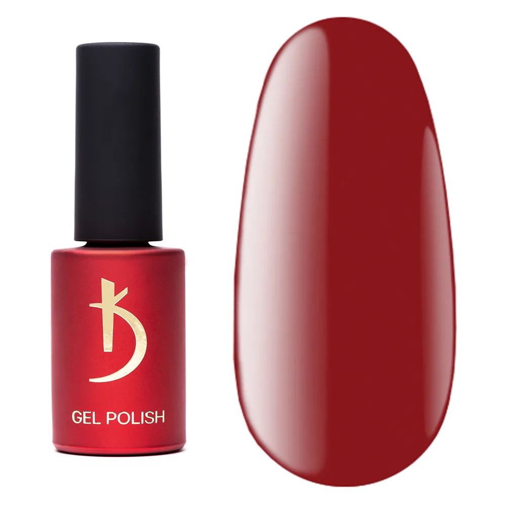Kodi Professional Red R 80 Gel Polish bottle and color swatch