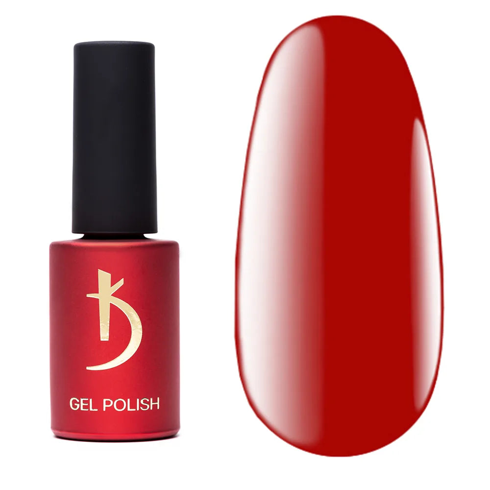 Kodi Professional Red R 85 Gel Polish bottle and color swatch