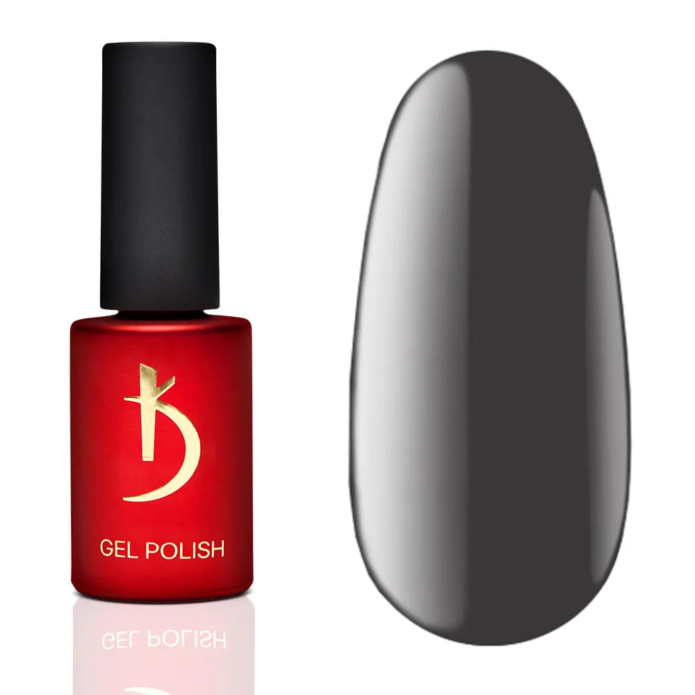 Kodi Professional Black & White BW 90 Gel Polish bottle and color swatch