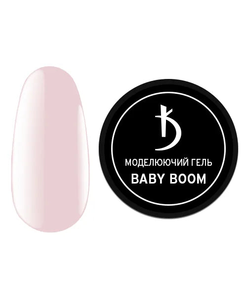 Kodi Professional Build It Up Gel Baby Boom 25ml jar and color swatch