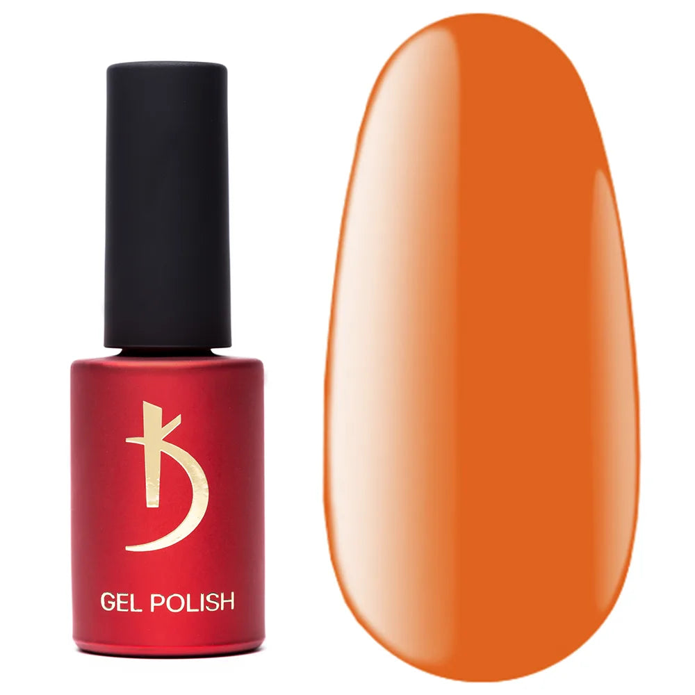 Kodi Professional Bright BR 50 Gel Polish bottle and color swatch