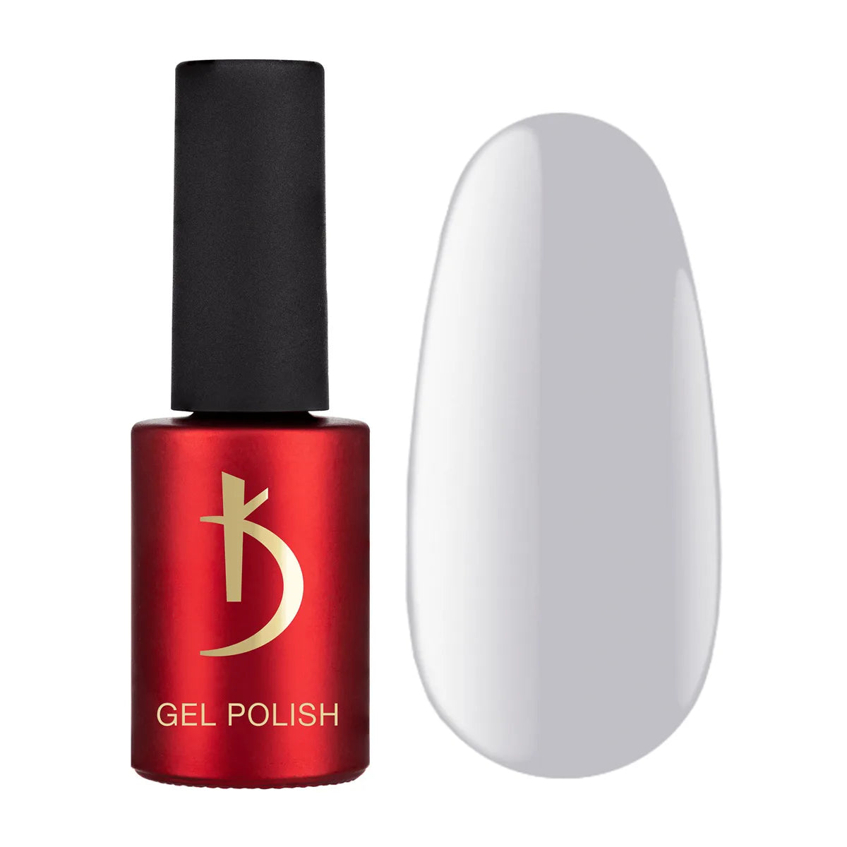 Kodi Professional Black & White BW 40 Gel Polish bottle and color swatch