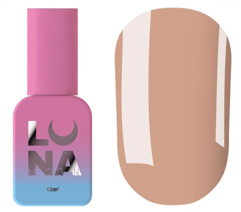 LUNAmoon Cover Base 08 13ml bottle and color swatch