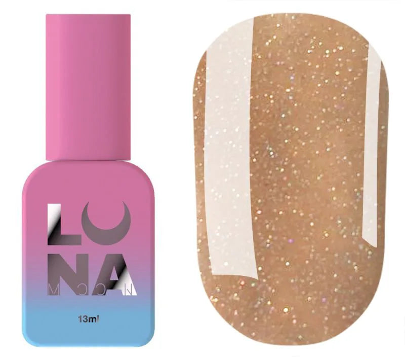 LUNAmoon Cover Base 09 13ml bottle and color swatch