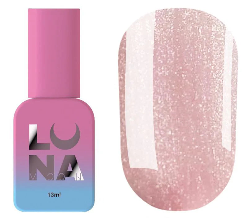 LUNAmoon Cover Base 18 13ml bottle and color swatch
