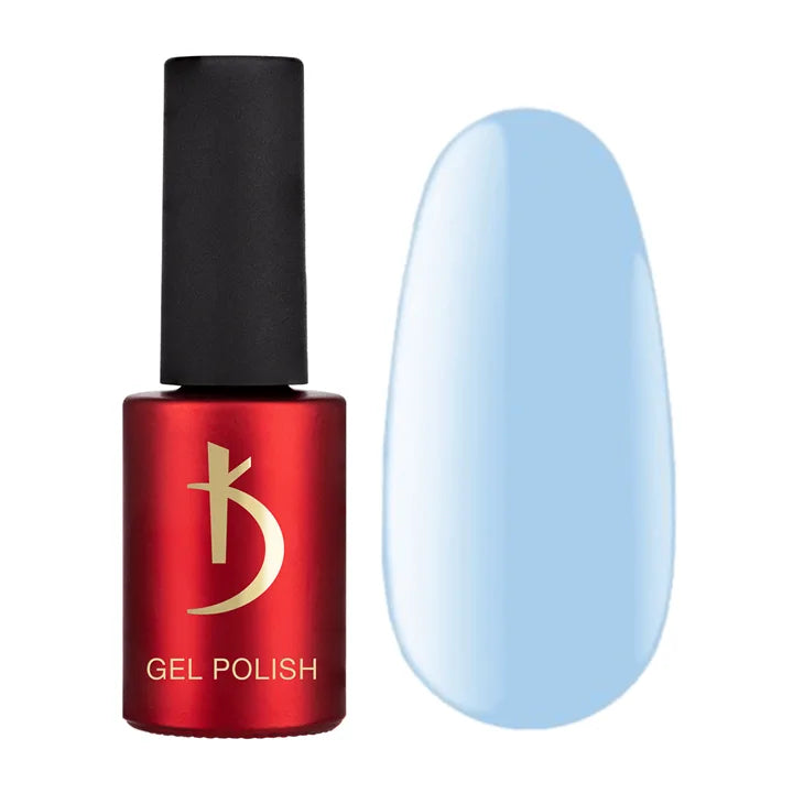 Kodi Professional Blue B 125 Gel Polish bottle and color swatch