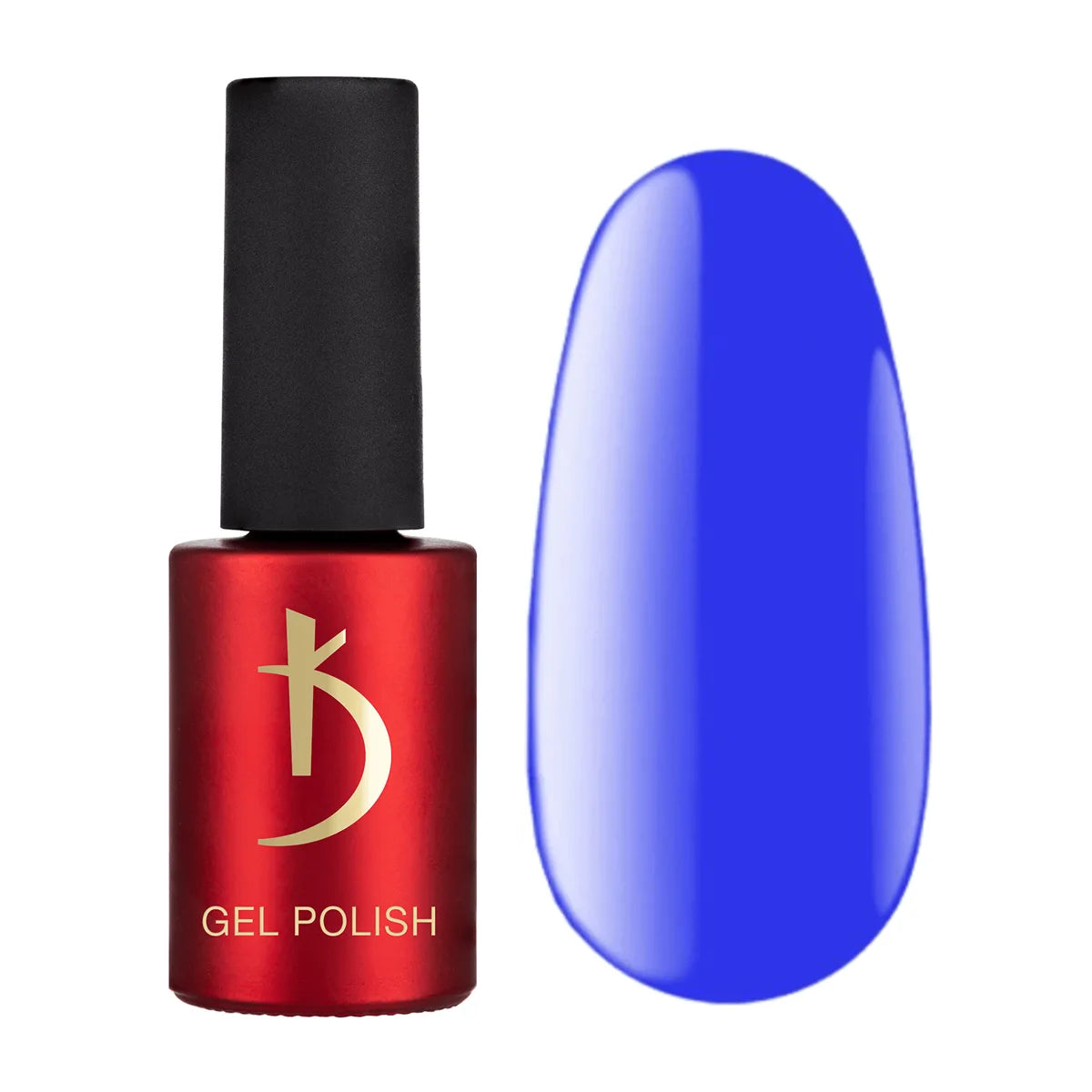 Kodi Professional Blue B 75 Gel Polish bottle and color swatch