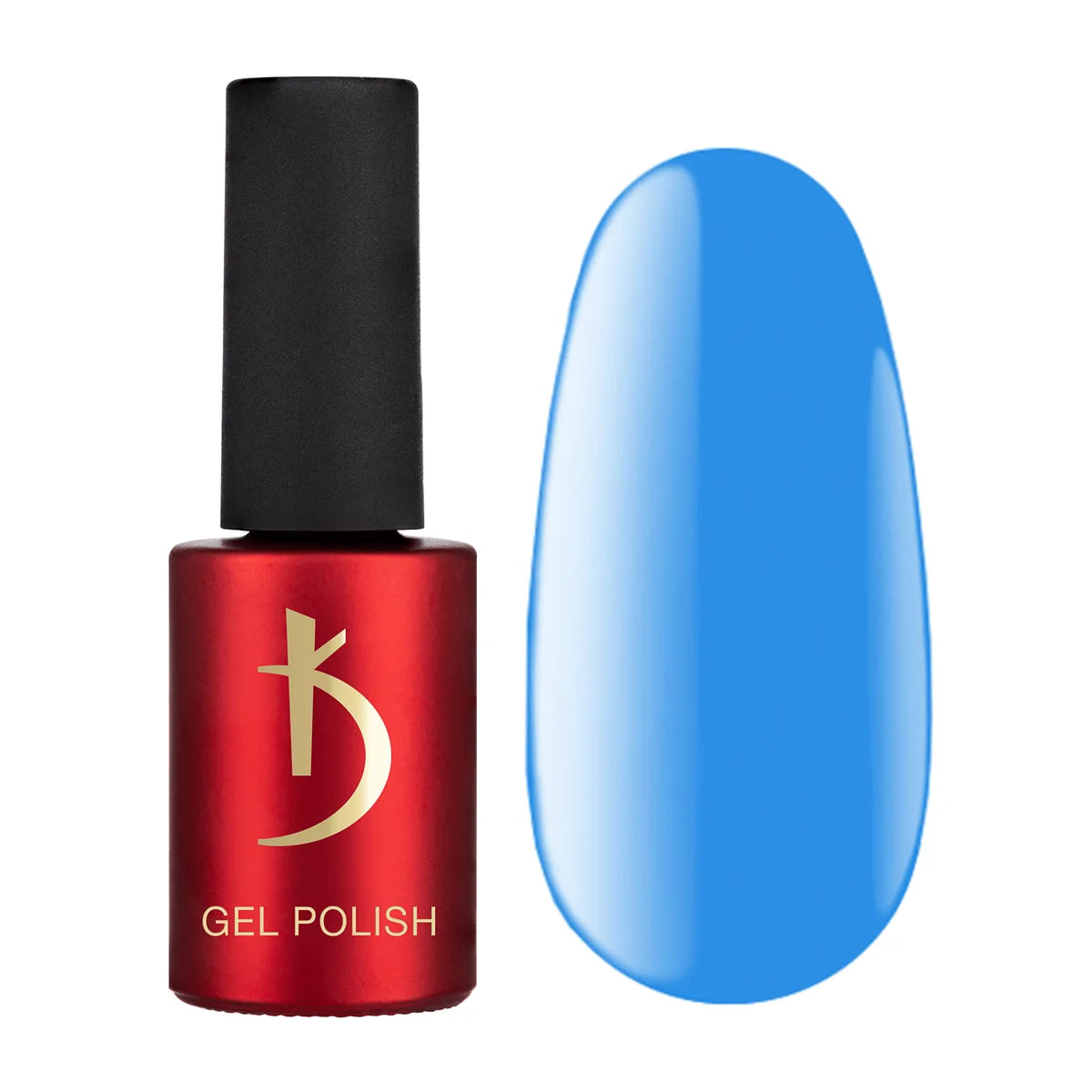 Kodi Professional Blue B 80 Gel Polish bottle and color swatch