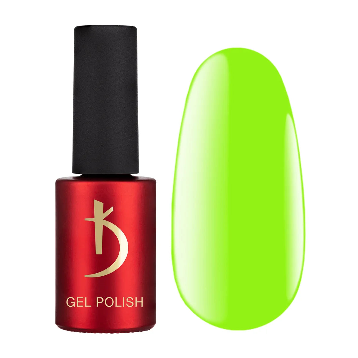Kodi Professional Bright BR 125 Gel Polish bottle and color swatch