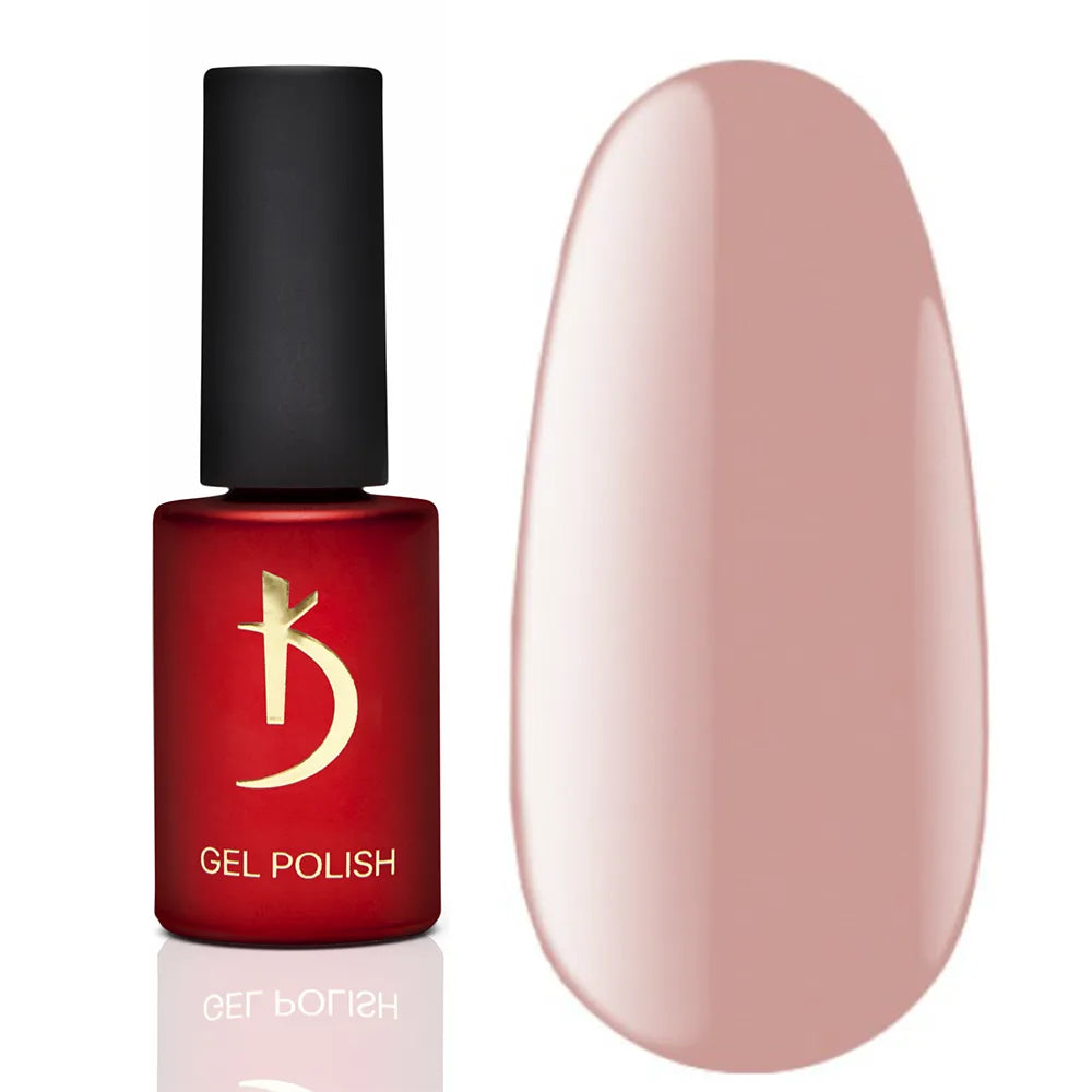 Kodi Professional Cappuccino CN 10 Gel Polish bottle and color swatch