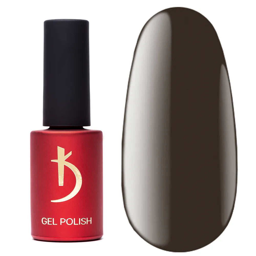 Kodi Professional Cappuccino CN 120 Gel Polish bottle and color swatch