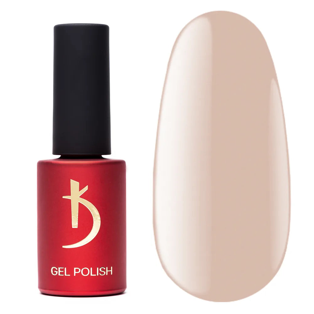 Kodi Professional Cappuccino CN 30 Gel Polish bottle and color swatch