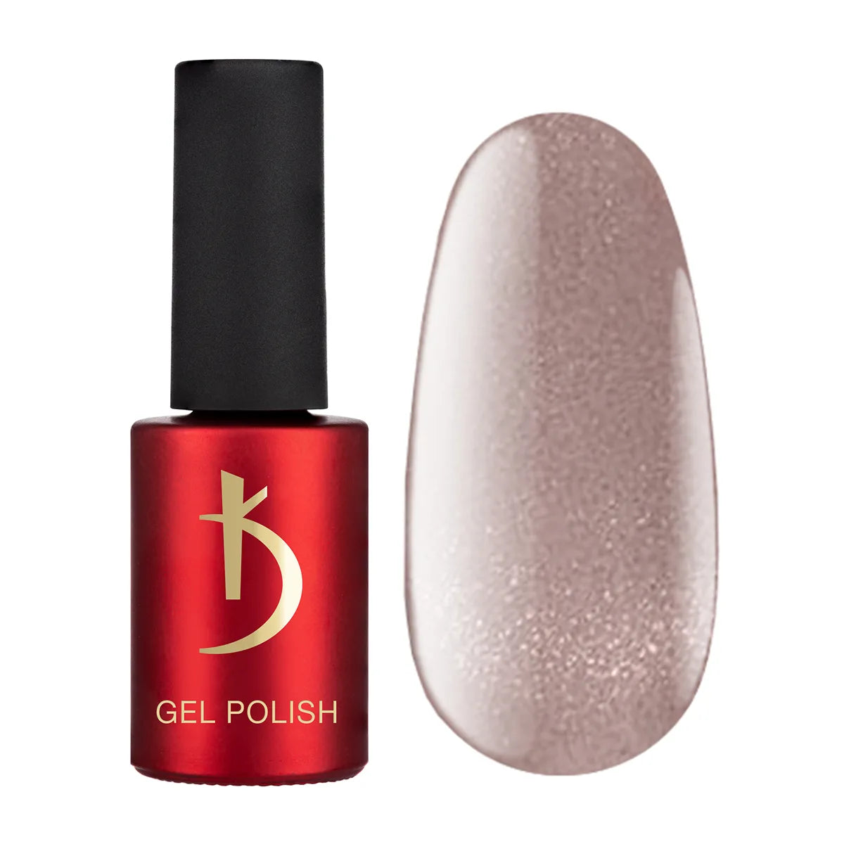 Kodi Professional Cat Shine CS 03 Cat Eye Gel Polish bottle and magnetic effect swatch