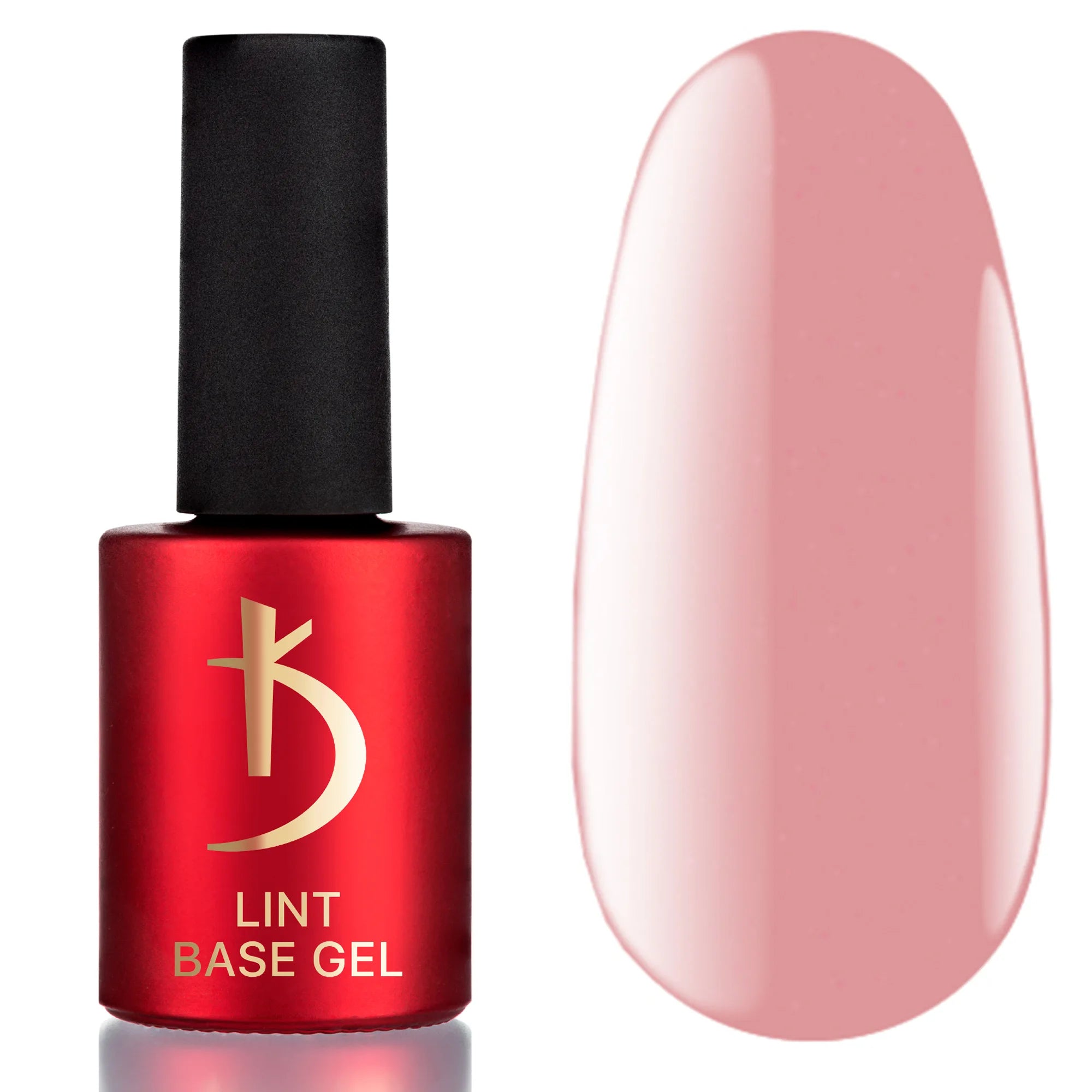 Kodi Professional Lint Base Gel Cold Rose bottle and nude color swatch