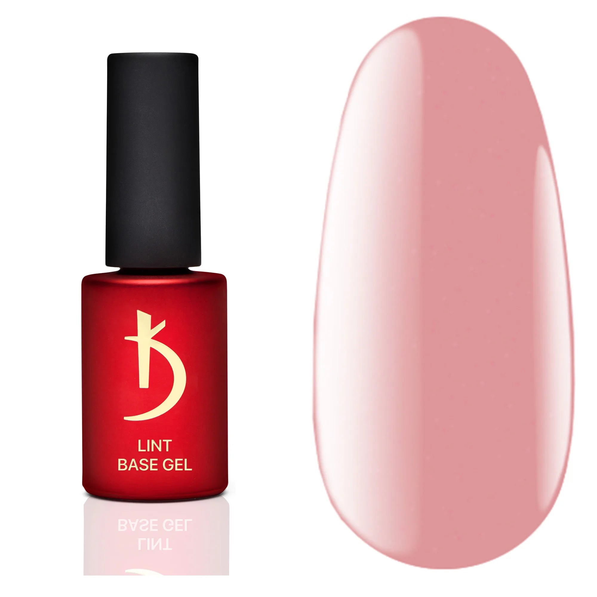 Kodi Professional Lint Base Gel Cold Rose bottle and nude color swatch