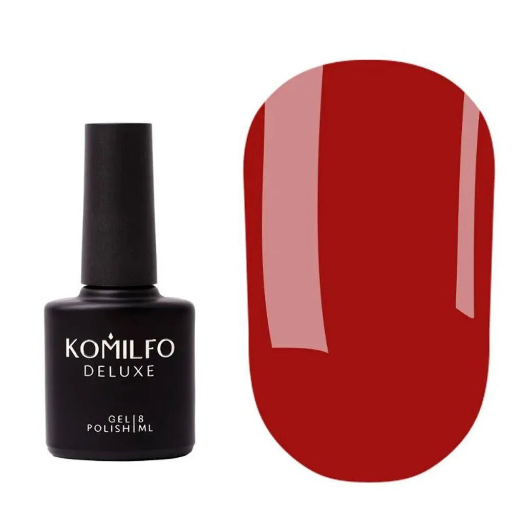 Komilfo Color Base Gel 8ml self-leveling colored base coat with brush