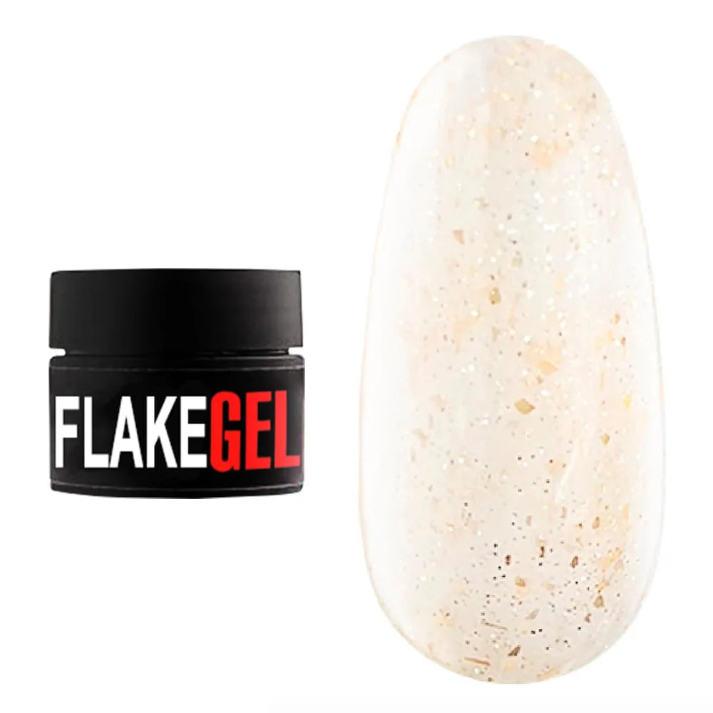 Kodi Professional Flake Gel 03 jar and color swatch